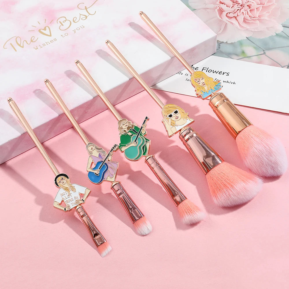 Swiftie Rose Gold Makeup Brush Set