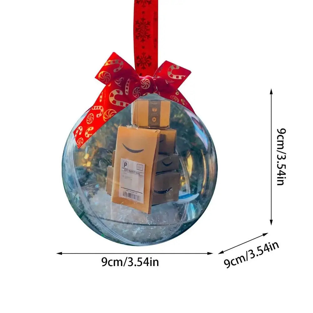 Parcel Peekaboo Globe Ornaments