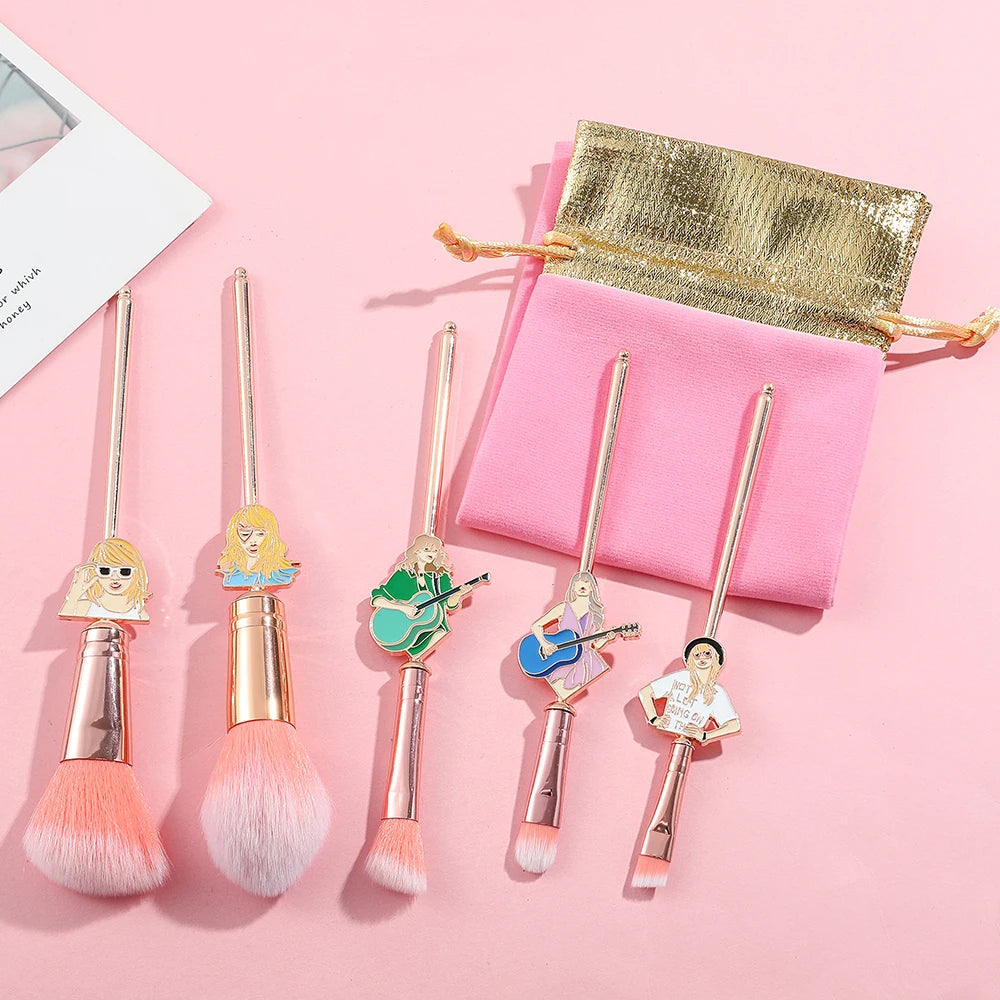 Swiftie Rose Gold Makeup Brush Set