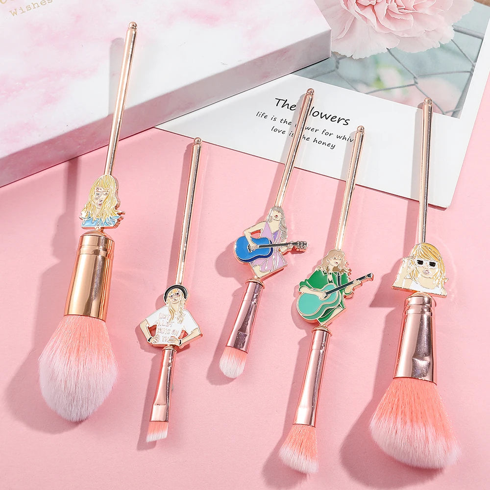 Swiftie Rose Gold Makeup Brush Set