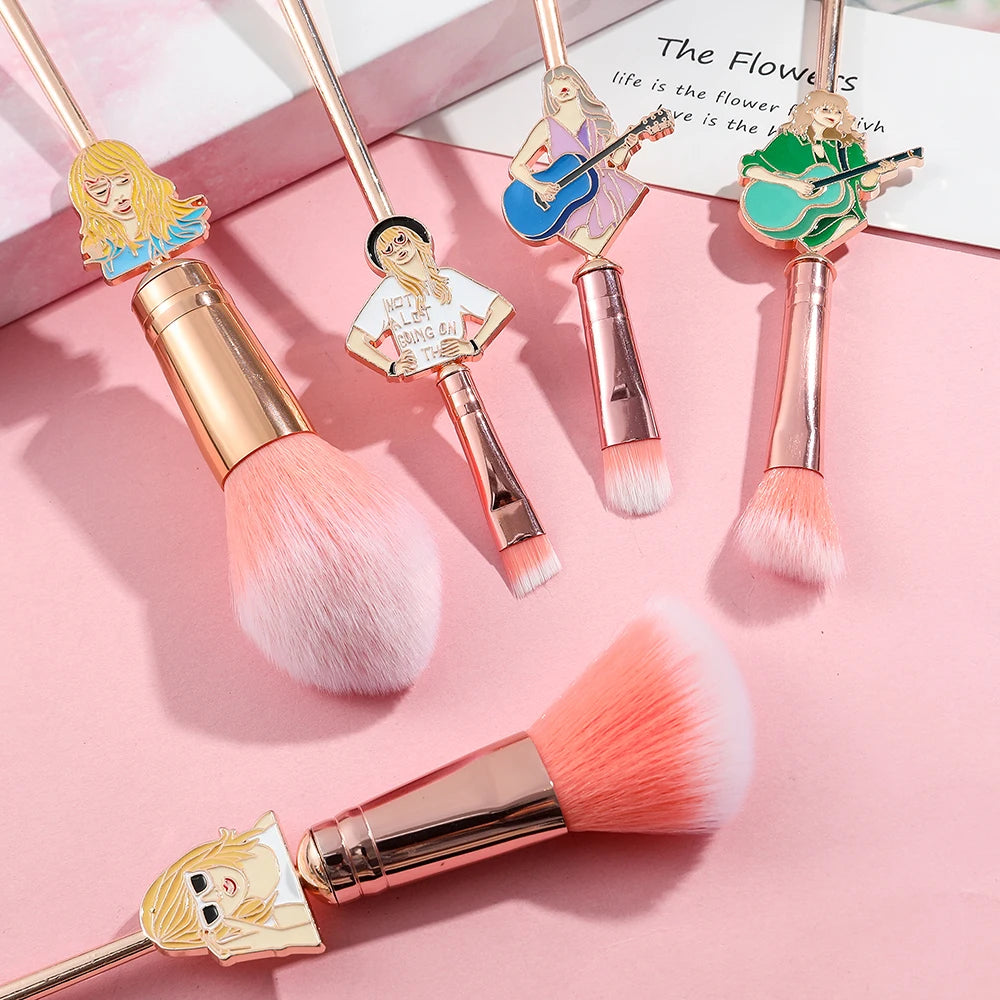 Swiftie Rose Gold Makeup Brush Set