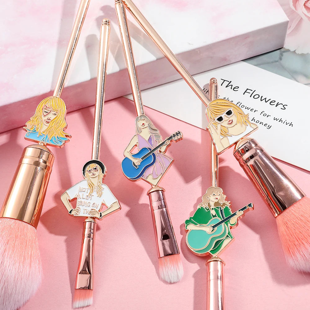 Swiftie Rose Gold Makeup Brush Set